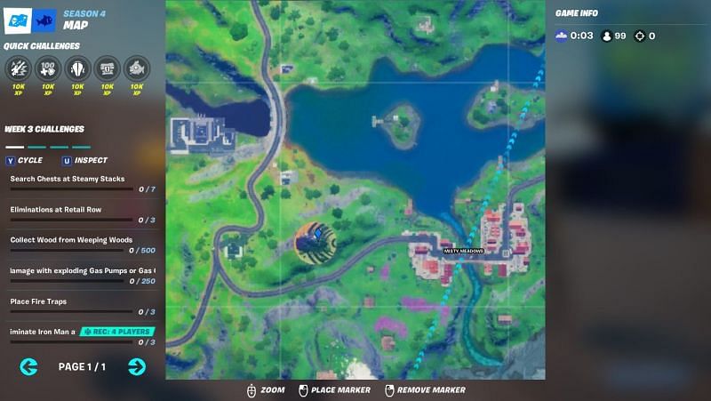 Exact in-game location of Panther's Prowl statue in-game.
